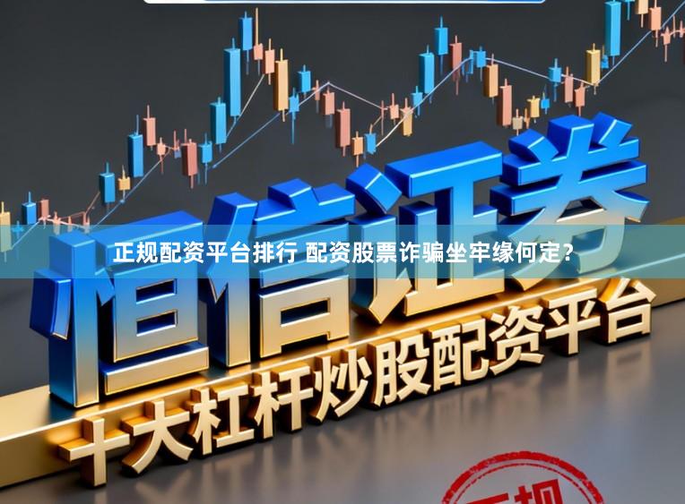 正规配资平台排行 配资股票诈骗坐牢缘何定？